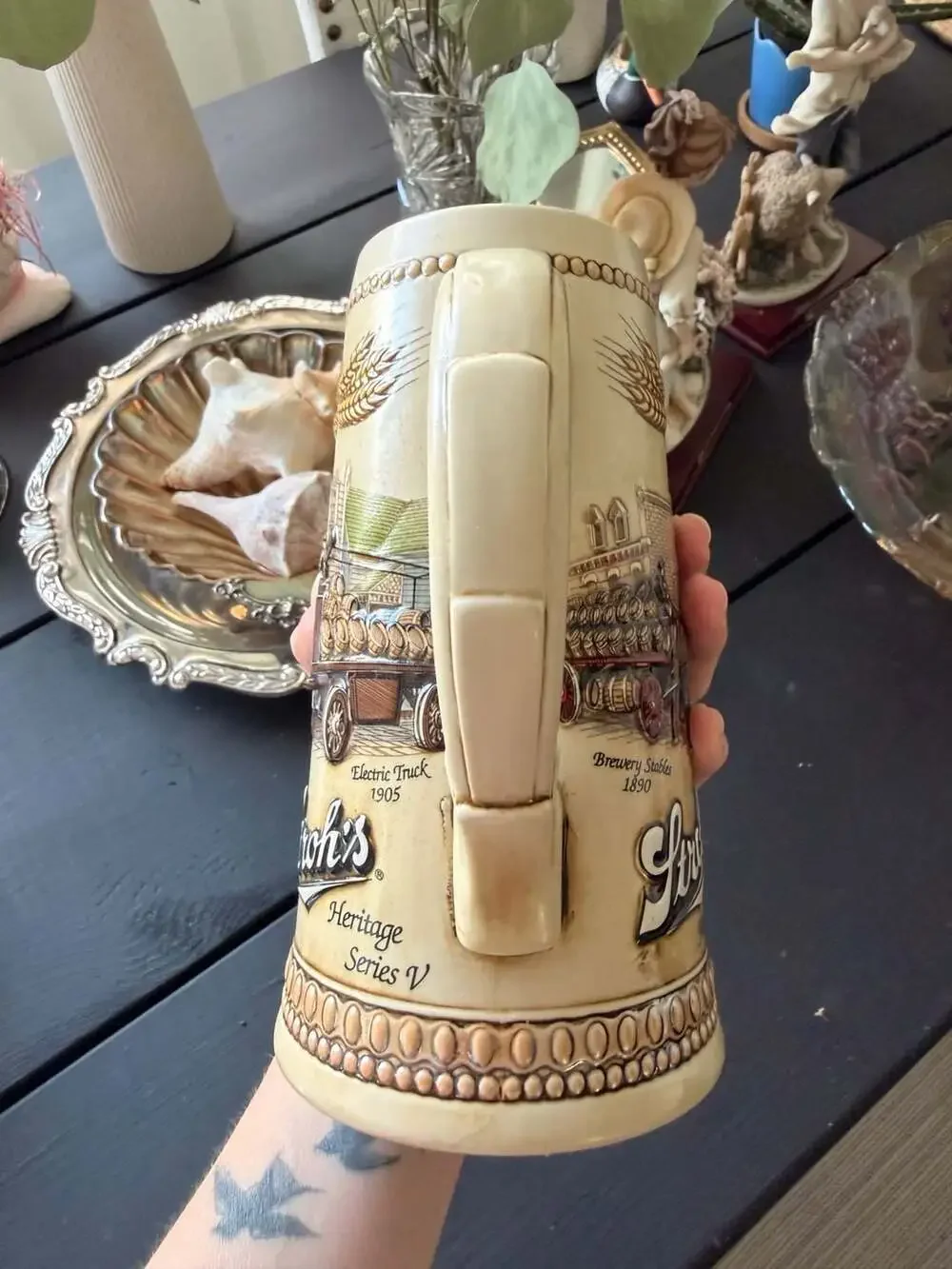 VTG Stroh's Heritage Series V Beer Delivery Packard Truck 1913 Beer Stein